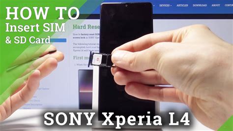 How To Insert A SIM Card On Sony Xperia .